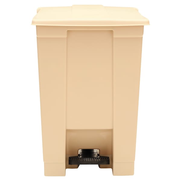 Rubbermaid Commercial 12 gal. Square Trash Can FG614400BEIG - main